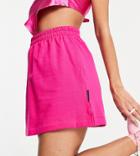 Collusion Coordinating Sweats Mini Skirt In Pink