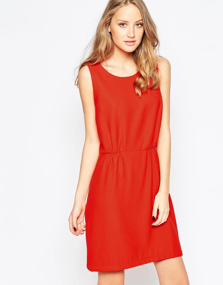 Y.a.s Franny Sleeveless Red Dress - Red