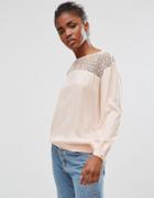 B.young Round Neck Sweater - Pink