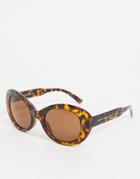 French Connection Tortoise Shell Sunglasses-brown