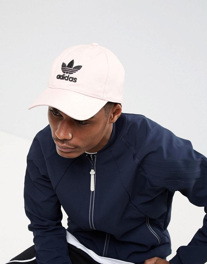 Adidas Originals Baseball Cap In Pink Cf5493 - Pink