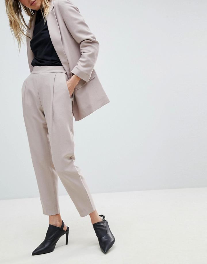 Allsaints Soft Tailored Peg Pants - Pink