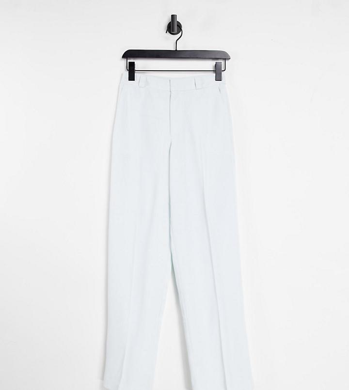 Collusion Unisex Low Rise Straight Leg Pant In Ice Blue-multi