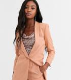 Asos Design Tall Mix & Match Tailored Suit Blazer-pink