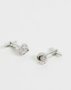 Design B Knot Cufflinks In Silver - Silver