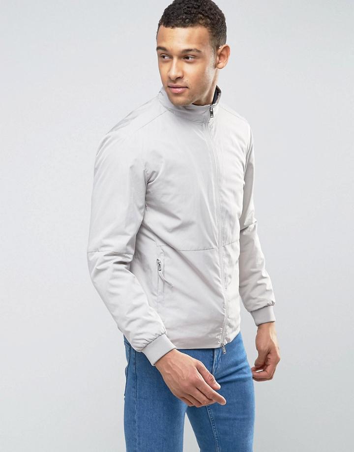 Selected Homme Nylon Jacket - Stone