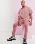 Asos Design Skinny Jeans In Pink - Pink