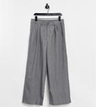Reclaimed Vintage Inspired Unisex Relaxed Pants In Gray-grey