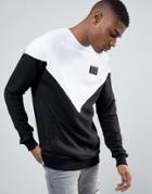 Cheats & Thieves Windbreaker Mono Panel Sweater - Black