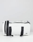 Fred Perry Barrel Bag - White
