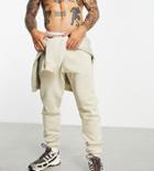 Hiit Skinny Fit Sweatpants In Stone-neutral