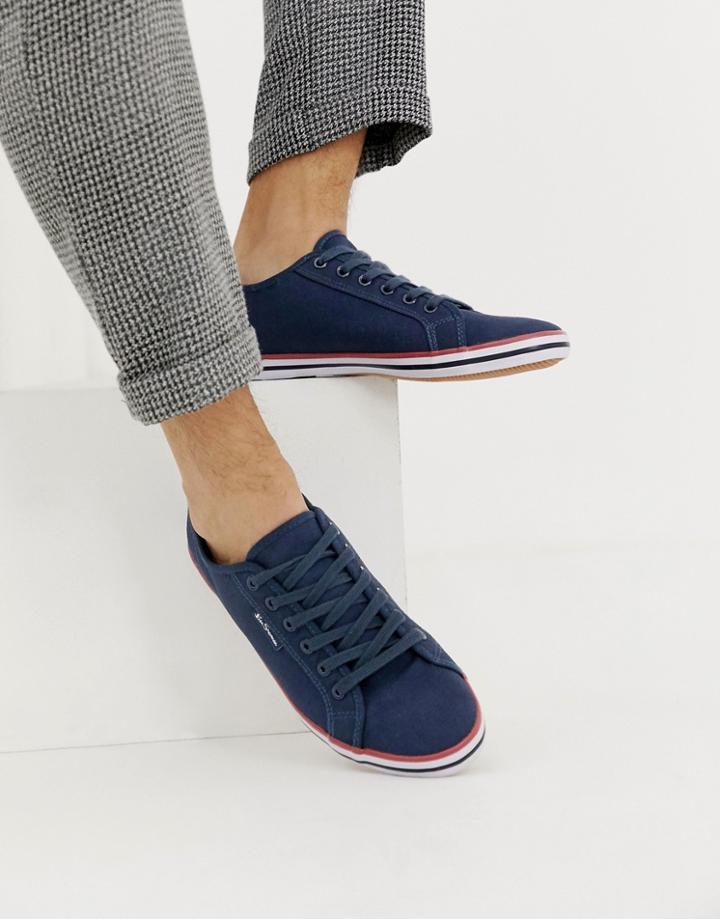 Ben Sherman Canvas Sneakers-blue