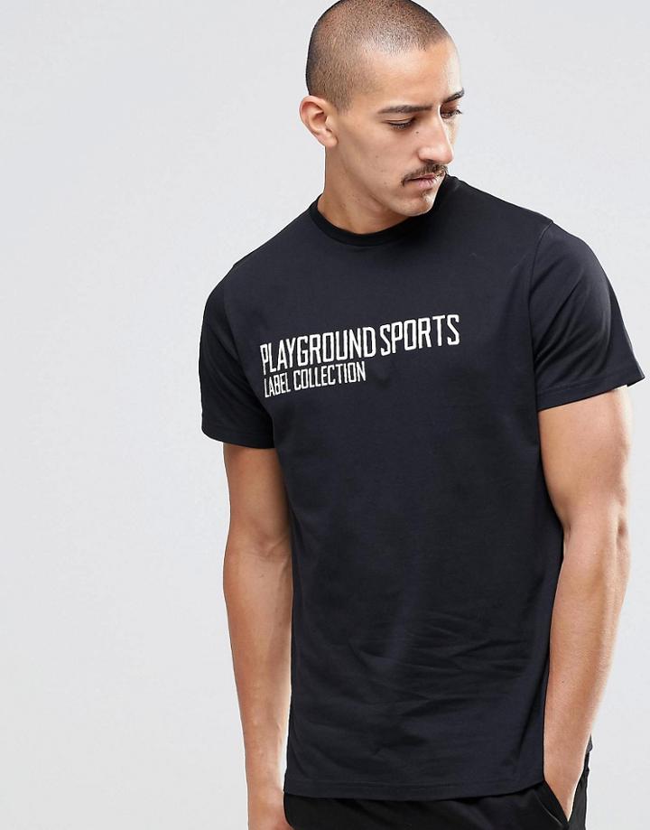 Playground Label Collection T-shirt - Black