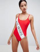 Missguided Miss Universe Swimsuit - Pink
