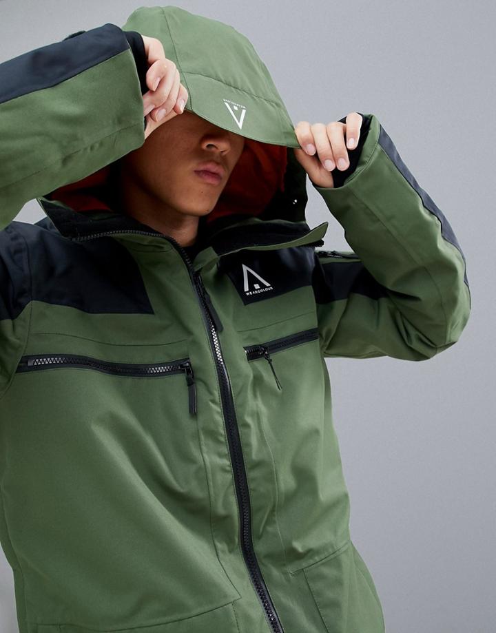 Wear Color Frame Jacket In Green - Green