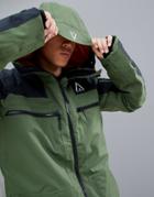 Wear Color Frame Jacket In Green - Green