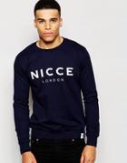 Nicce London Sweatshirt - Navy