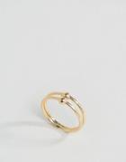 Pieces Amina Double Band Ring - Gold