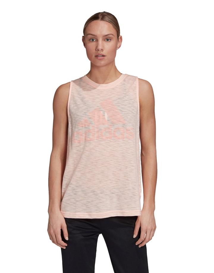 Adidas Winners Tank In Pink