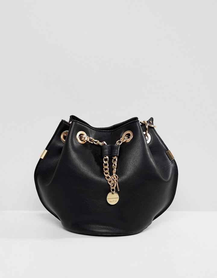 Aldo Unenadia Black Slouchy Cross Body Bag - Black