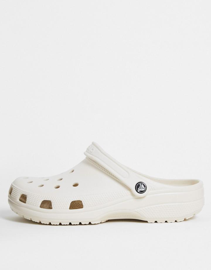 Crocs Classic Clogs In Stucco-neutral