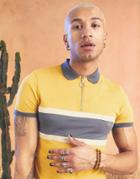 Asos Design Slim Shrunken Fit Polo T-shirt In Yellow With Zip