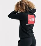 The North Face Red Box Hoodie In Black/red