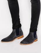 Bobbies L'horloger Suede Chelsea Boots - Gray