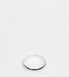 Asos Design Sterling Silver Sleek Thick Band Ring