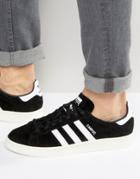 Adidas Originals Campus Sneakers In Black Bb0080 - Black