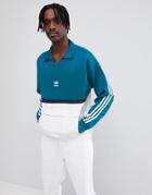 Adidas Originals Nova Pullover Track Jacket In Blue Ce4812 - Green