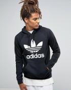 Adidas Originals Trefoil Pull Over Hoodie Ab8291 - Black