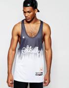 Siksilk Tank With Dip Dye - Black