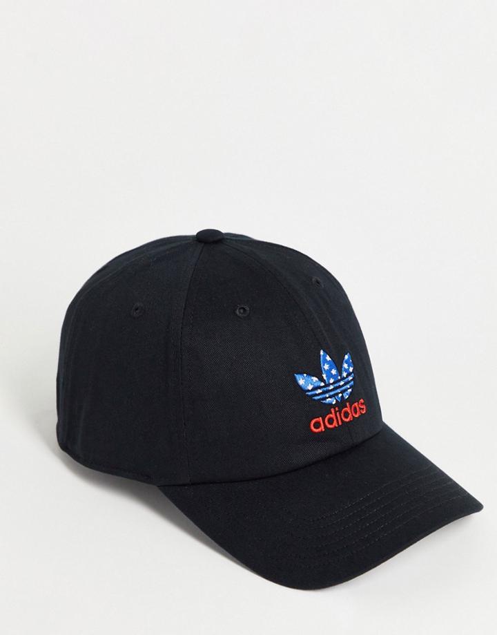 Adidas Originals Americana Relaxed Cap In Black