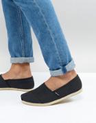 Jack & Jones Plain Espadrilles - Black