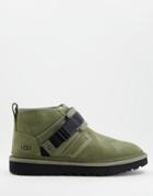 Ugg Neumel Snapback Mini Boots In Olive-green