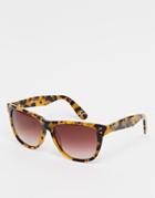 Consortium Round Sunglasses - Brown