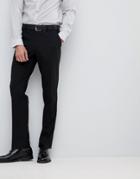 Asos Design Slim Smart Pants In Black - Black
