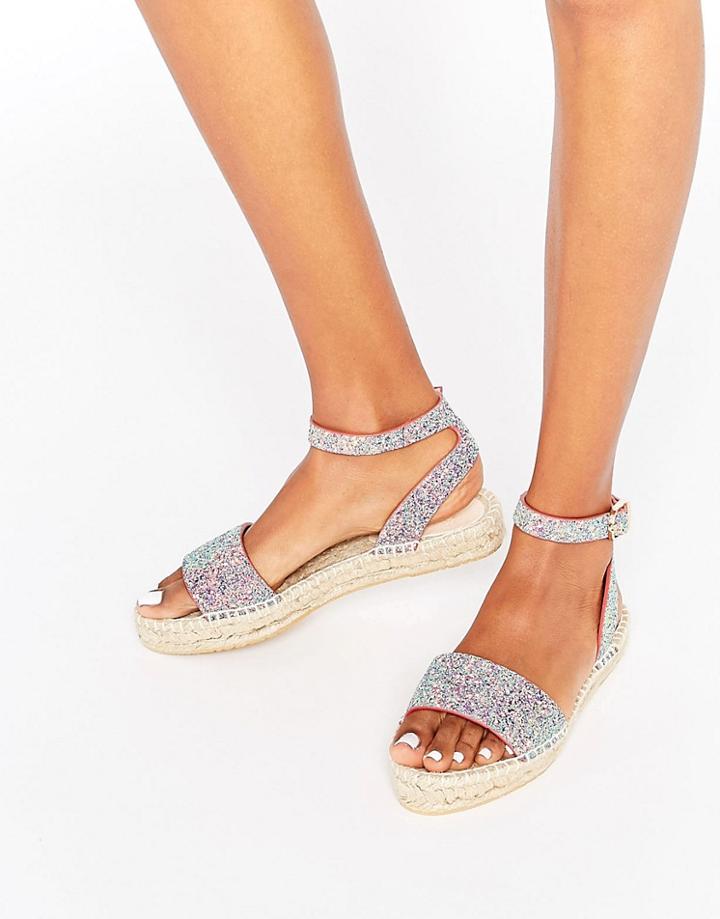 Asos Joni Espadrille Sandals - Orange