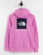 The North Face Nse Box Hoodie In Purple