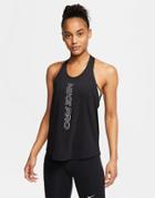 Nike Pro Training Logo Tank In Black