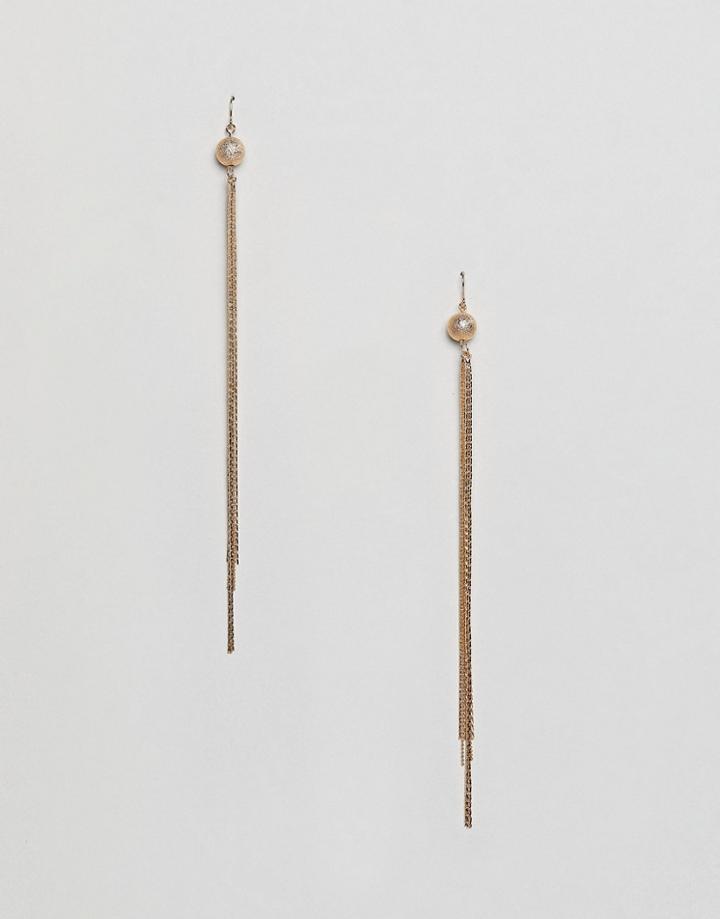 Ashiana Longline Strand Earrings - Gold