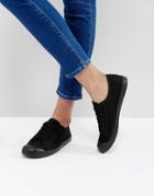 New Look Black Plimsoll - Black