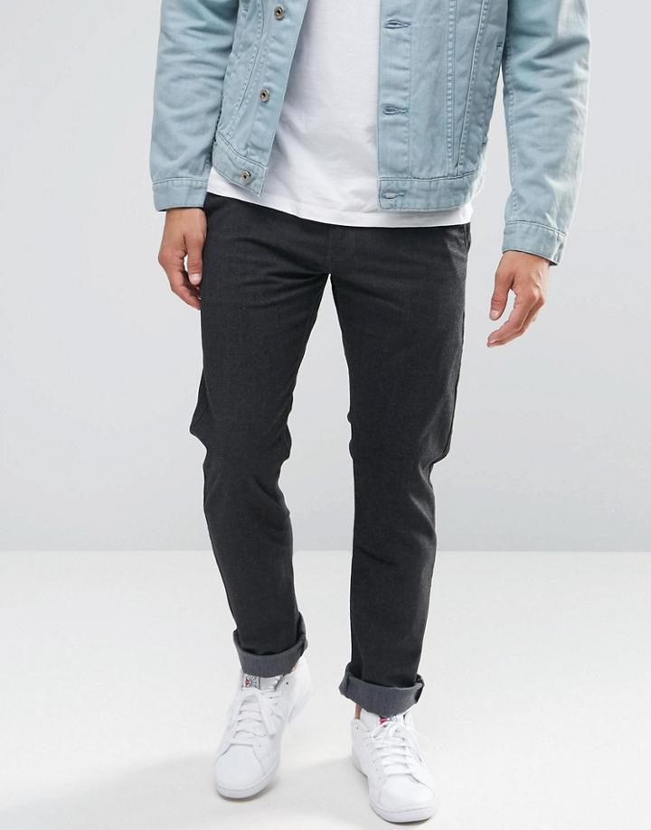 Lee Arvin Slim Tapered Chino Atom Gray - Gray