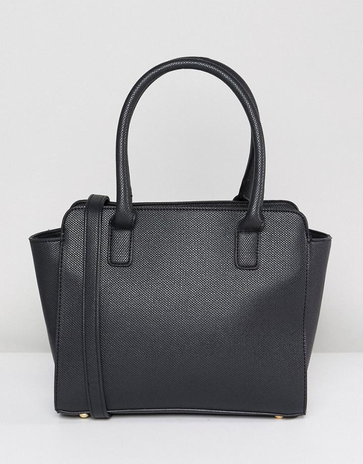 Yoki Fashion Large Black Tote - Black