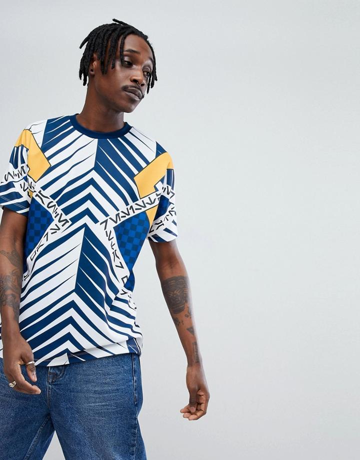 Asos X Star Wars Relaxed T-shirt With Printed Panels And Tape - Multi