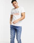 Jack & Jones Short Sleeve T-shirt In White