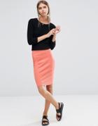 Vila Wake Pencil Skirt - Red