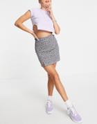 Topshop Animal Bengaline Mini Pelmet Skirt In Multi