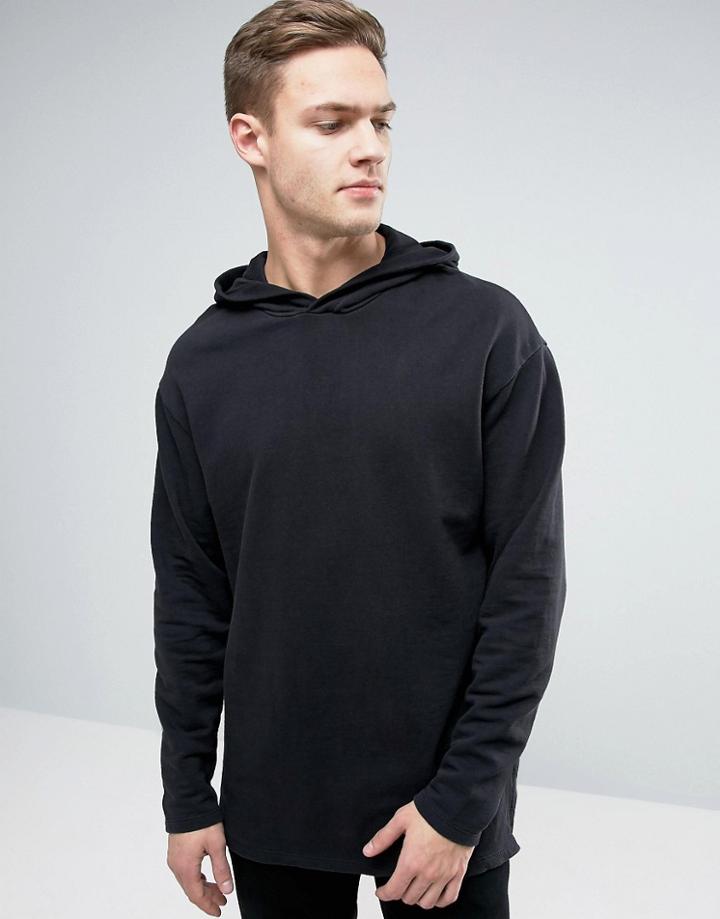 Jack & Jones Core Oversized Hoodie - Black
